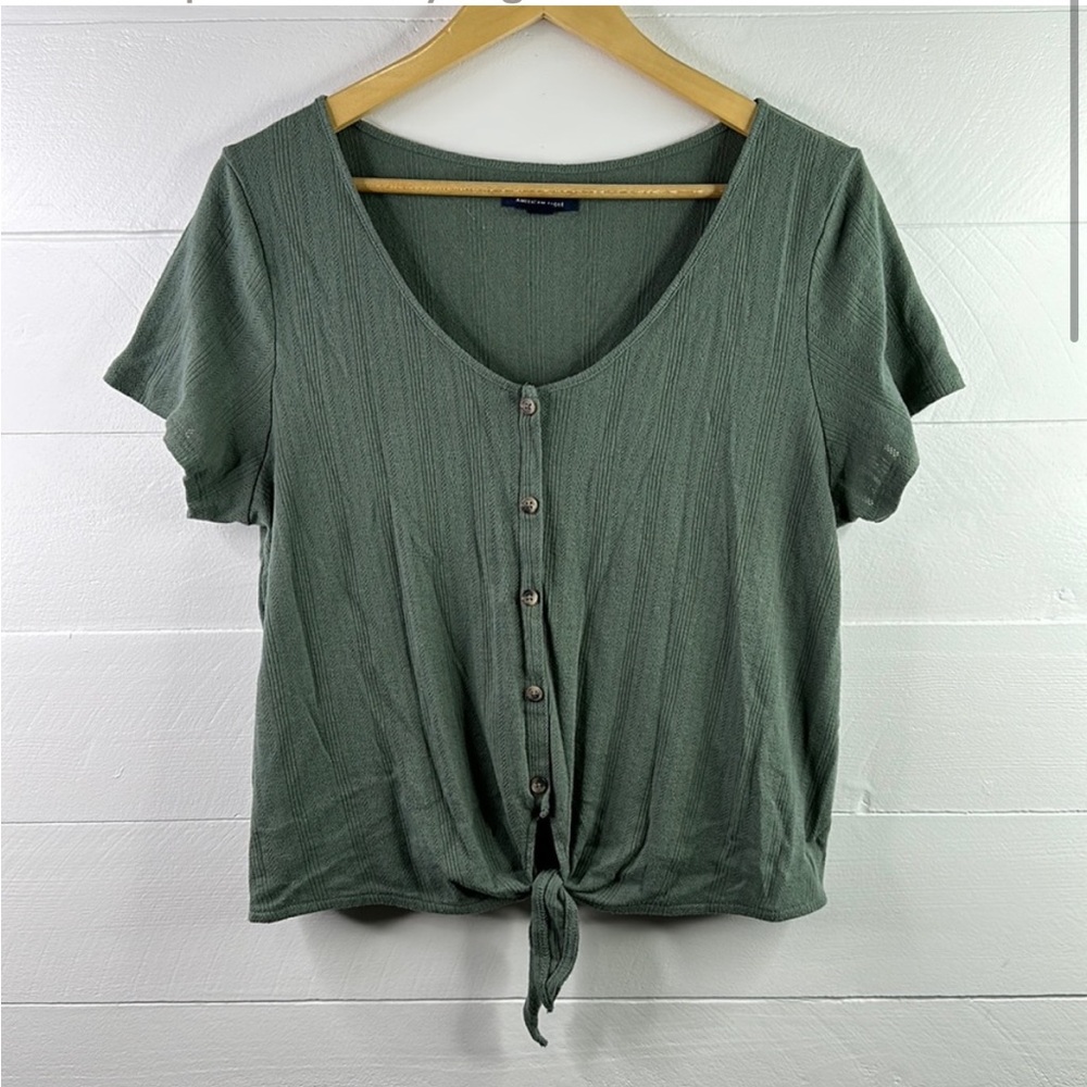 AE front tie tee